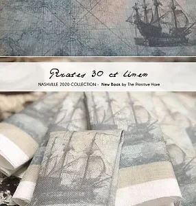 30ct Pirates linen by Primitive Hare