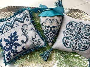 Samplings of Lace, Lace Stitched Pillows