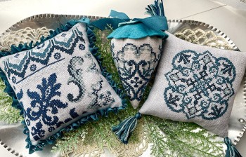 Samplings of Lace, Lace Stitched Pillows