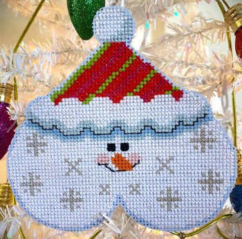 Yule McSparkle, Stitched Santa Ornament