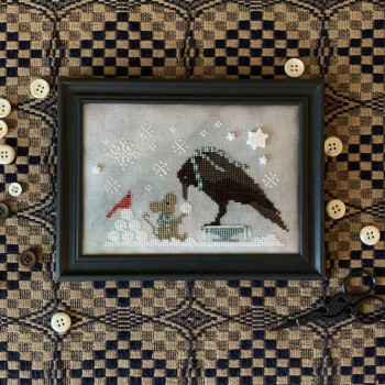 Snowballs and Icicles Stitches by Ethel Framed