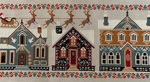 Ornamented Christmas Houses