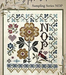 Floral Alphabet Series-N O P