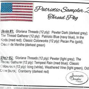 Patriotic Sampler 2 Thread Pak